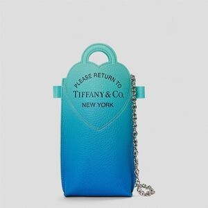 Tiffany & Co. Blue Gradient Leather Bag